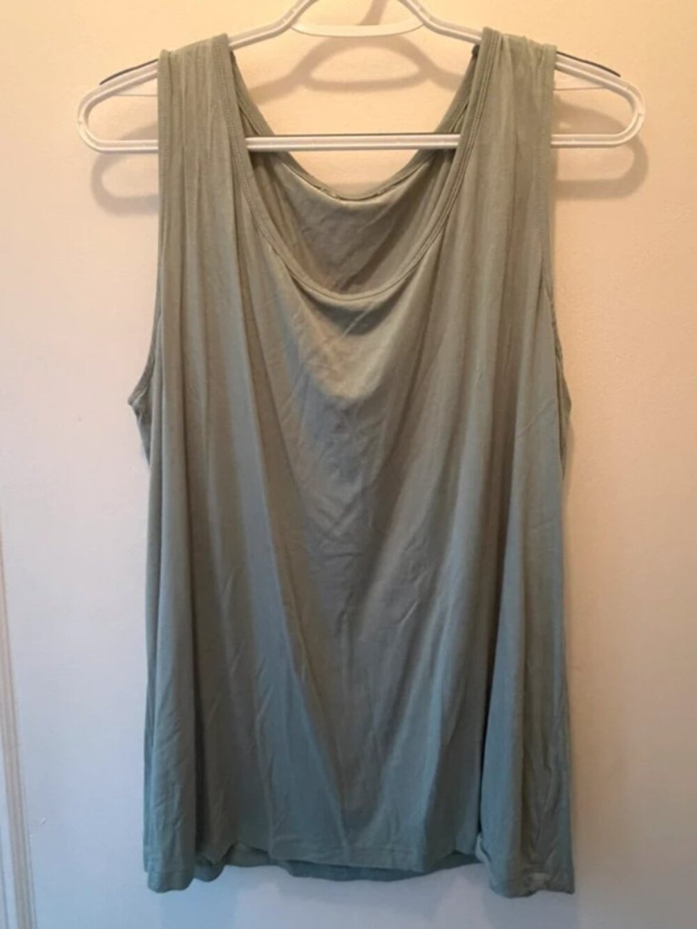 Rae Mode Women's Olive Green Classic Tank- Size L/XL